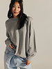 Free People Palm Spring Turtleneck Pullover | Heather Grey