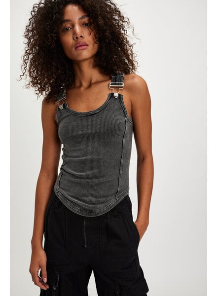 Free People Jamie Buckle Tank | Black