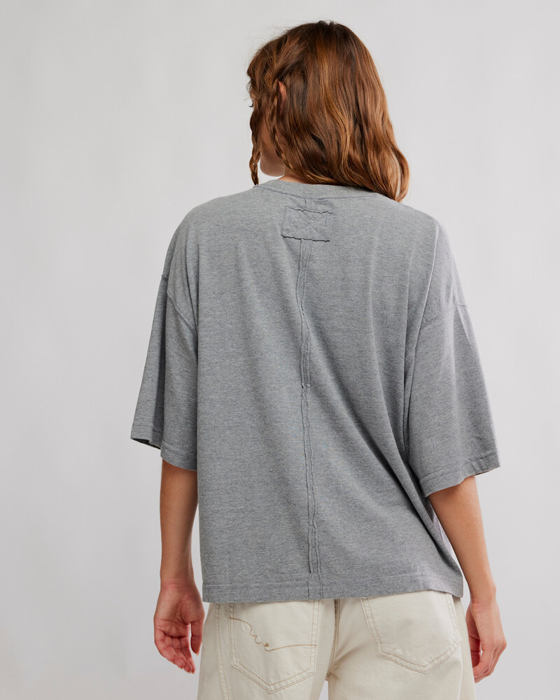 Free People Perfect Oversized Tee | Grey