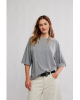 Free People Perfect Oversized Tee | Grey