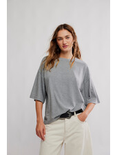 Free People Perfect Oversized Tee | Grey