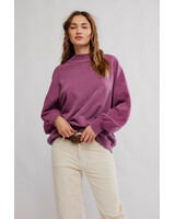 Free People Palm Spring Turtleneck Pullover | Damson