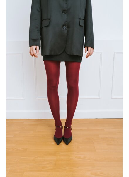 Burgundy Tights | One Size