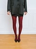 Burgundy Tights | One Size