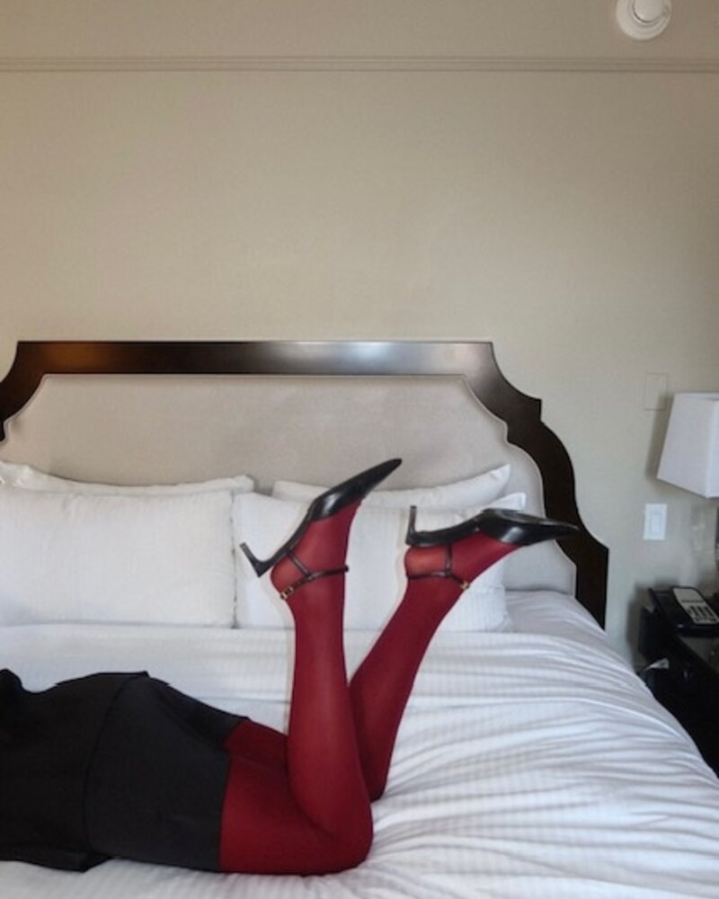 Burgundy Tights | One Size