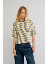 Free People Clean Rugby Tee | Yellow