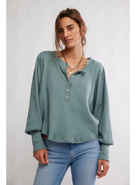 Free People Quinn Knit Thermal | Jade Ash