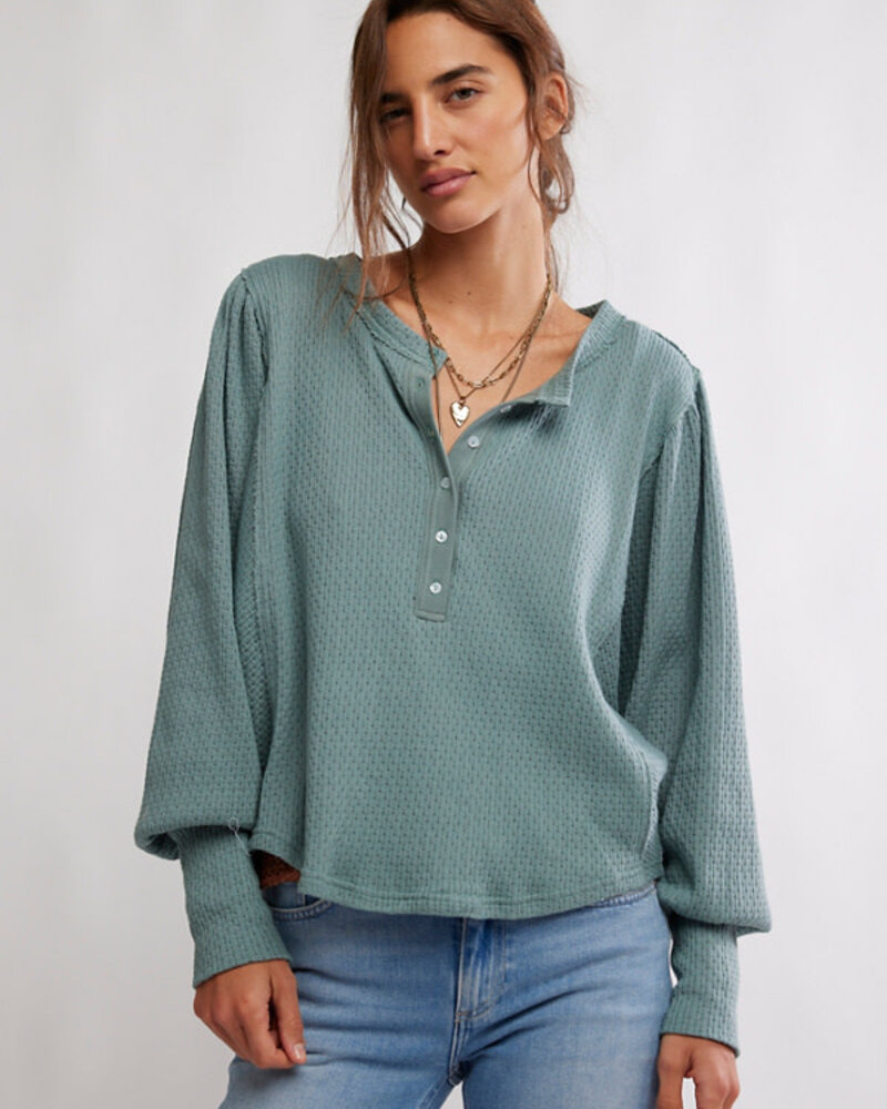 Free People Quinn Knit Thermal | Jade Ash