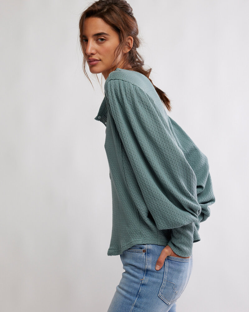 Free People Quinn Knit Thermal | Jade Ash