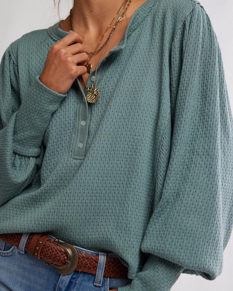 Free People Quinn Knit Thermal | Jade Ash