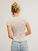 Free People Ready To Go Lace Tee | Ivory