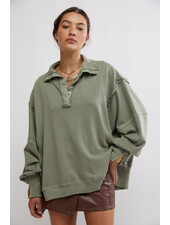 Free People Camden Henley Sweatshirt | Oak