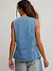 Free People Aimee Vest | Denim