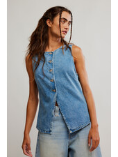 Free People Aimee Vest | Denim