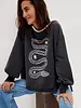Free People Graphic Camden Pullover | Snake
