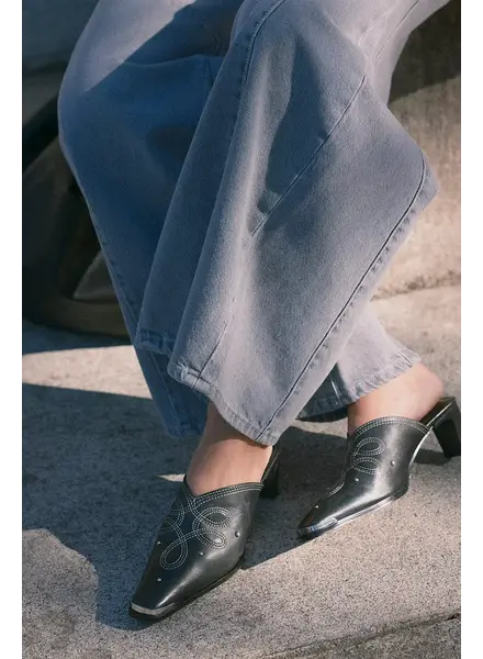 Free People Roxi Metal Tip Mules