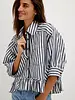 Free People Bailey Stripe Shirt | Navy