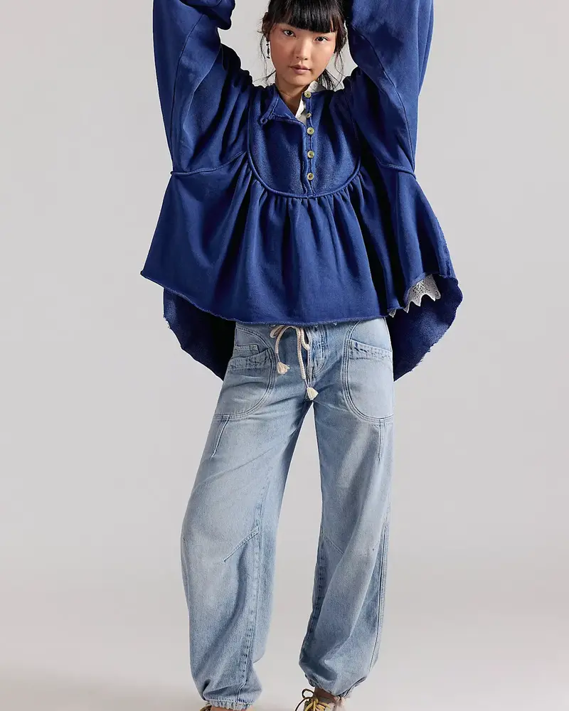 Free People Love Language Pull-On Jeans