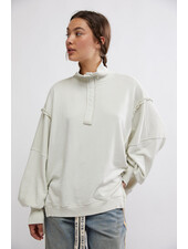 Free People Camden Henley Sweatshirt | Opal