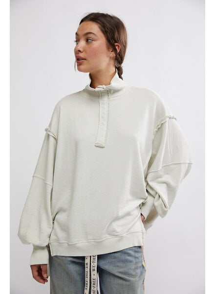 Free People Camden Henley Sweatshirt | Opal