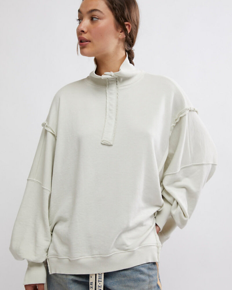 Free People Camden Henley Sweatshirt | Opal