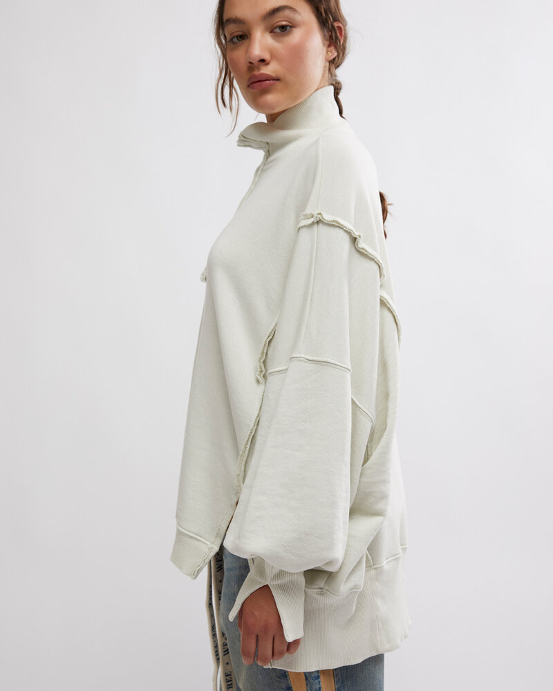 Free People Camden Henley Sweatshirt | Opal