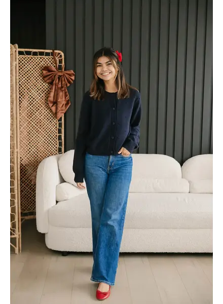 Smash + Tess Dot Cardigan | Navy