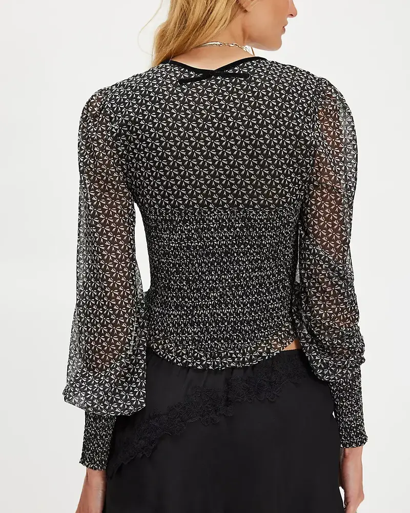 Free People Dottie Printed Top