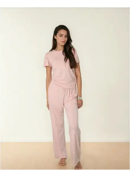 Heartfull Silky PJ's | Blush