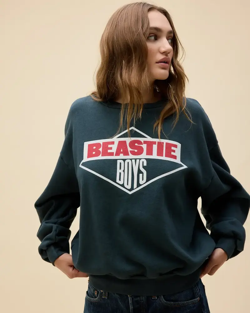 Beastie Boys Oversized Crew Sweatshirt