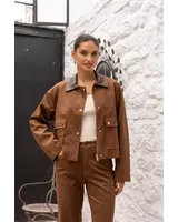 Tallie Short Suede Jacket