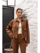 Tallie Short Suede Jacket