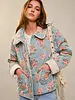 Dana Flower Print Quilted Jacket