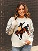 Rodeo Boot Stitch Sweater | Ivory