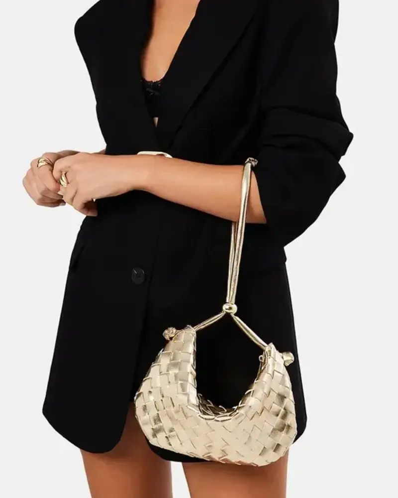 The Kacey Handle Bag | Gold