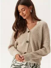 Vero Moda Lea V-Neck Cuff Cardigan | Melange