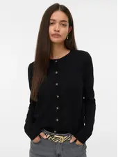 Vero Moda Saba Plain Cardigan | Black