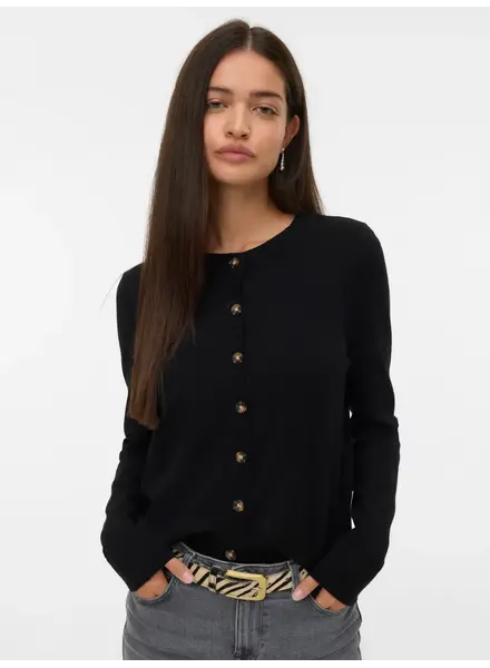 Vero Moda Saba Plain Cardigan | Black
