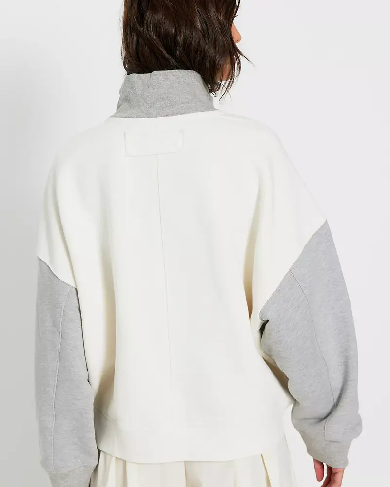 Free People Colorblock Timeless Pullover | Grey