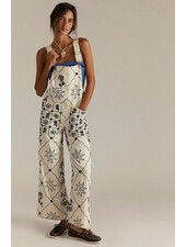 Free People Rising Sun Overalls