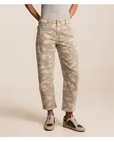 Sammie Camo Cropped Barrel Jean