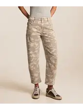 Sammie Camo Cropped Barrel Jean