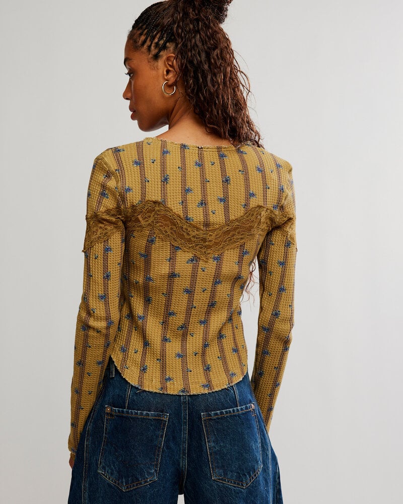 Free People Let's Party Cardi Printed