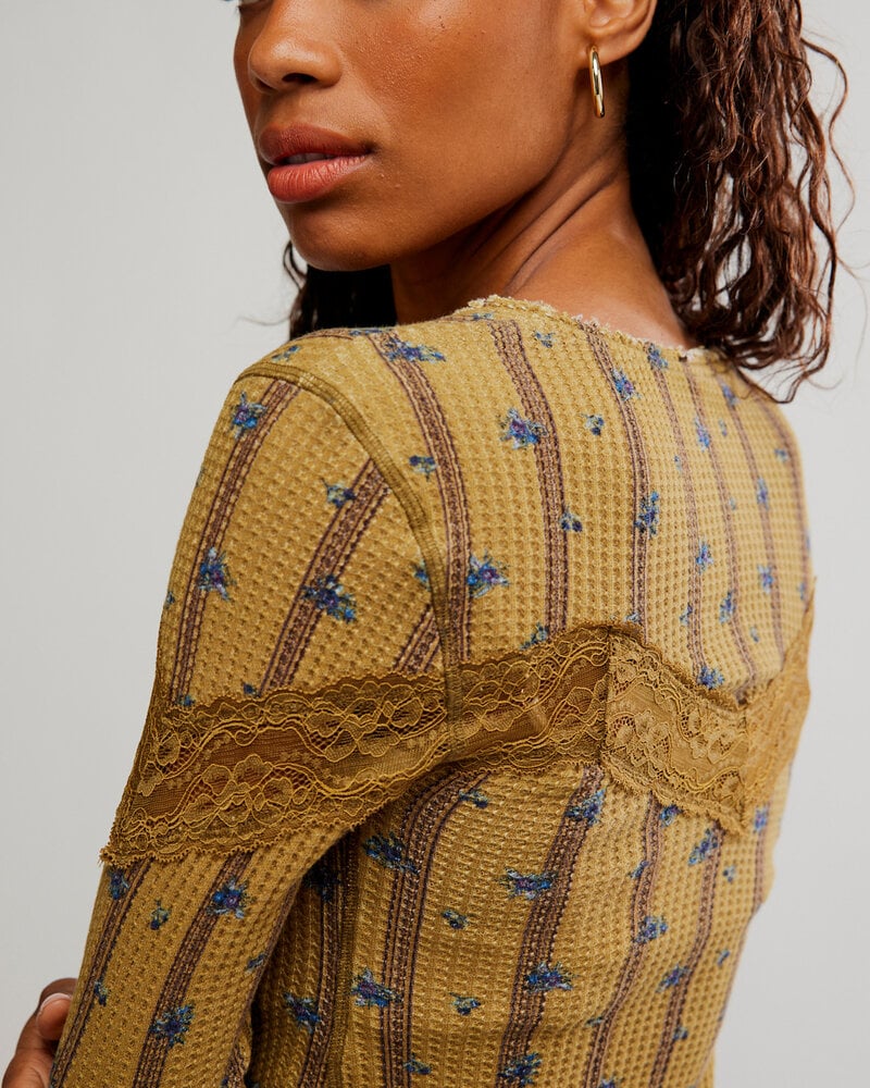 Free People Let's Party Cardi Printed