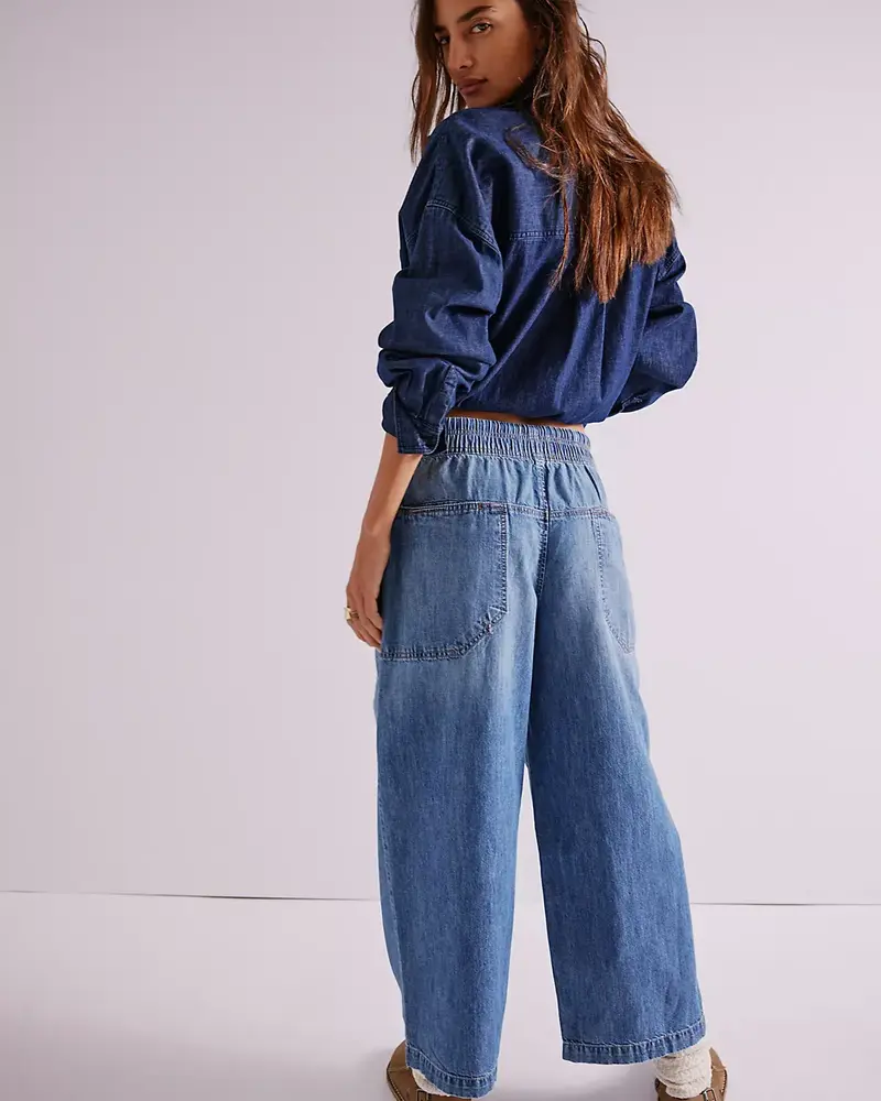 Free People Easy Peasy Pull-On Jeans | No Problem