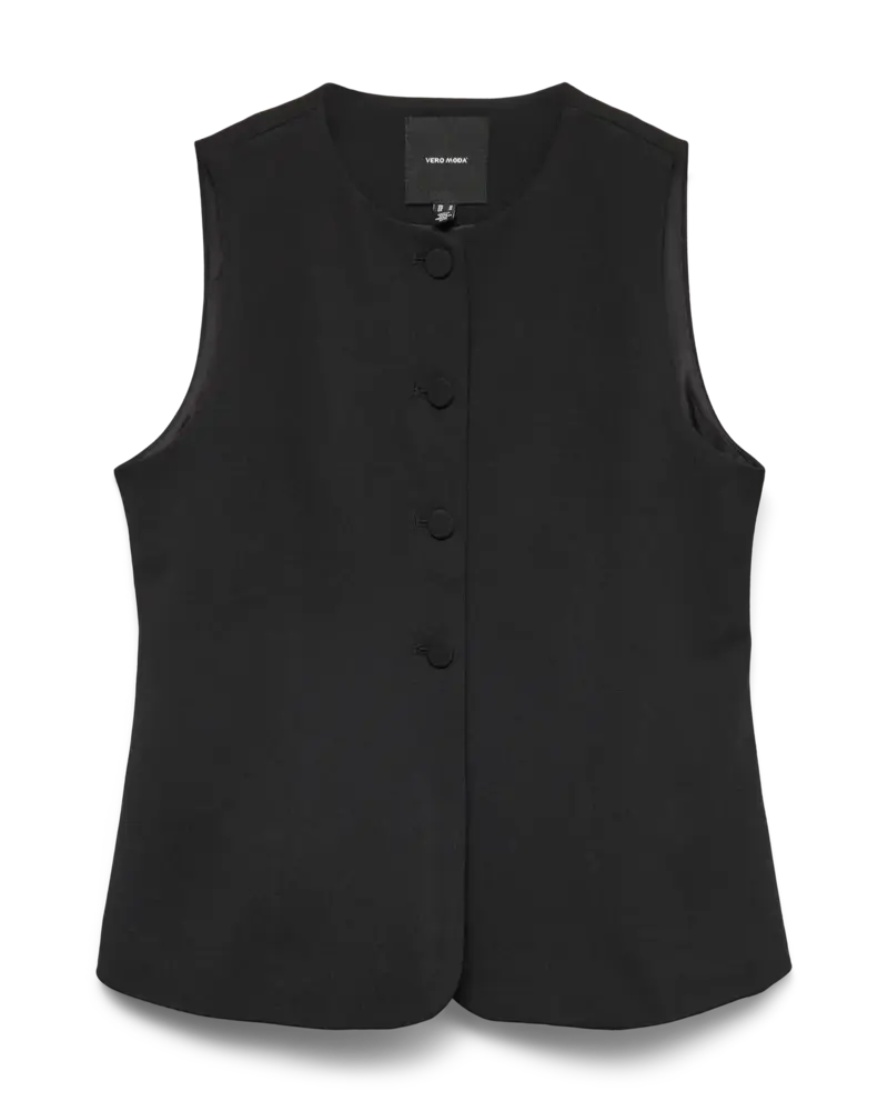 Vero Moda Berlin Waistcoat | Black