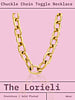 Lorieli Chunky Chain Toggle Necklace