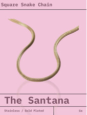 Santana Square Snack Necklace