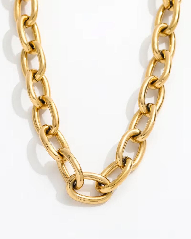 Lorieli Chunky Chain Toggle Necklace