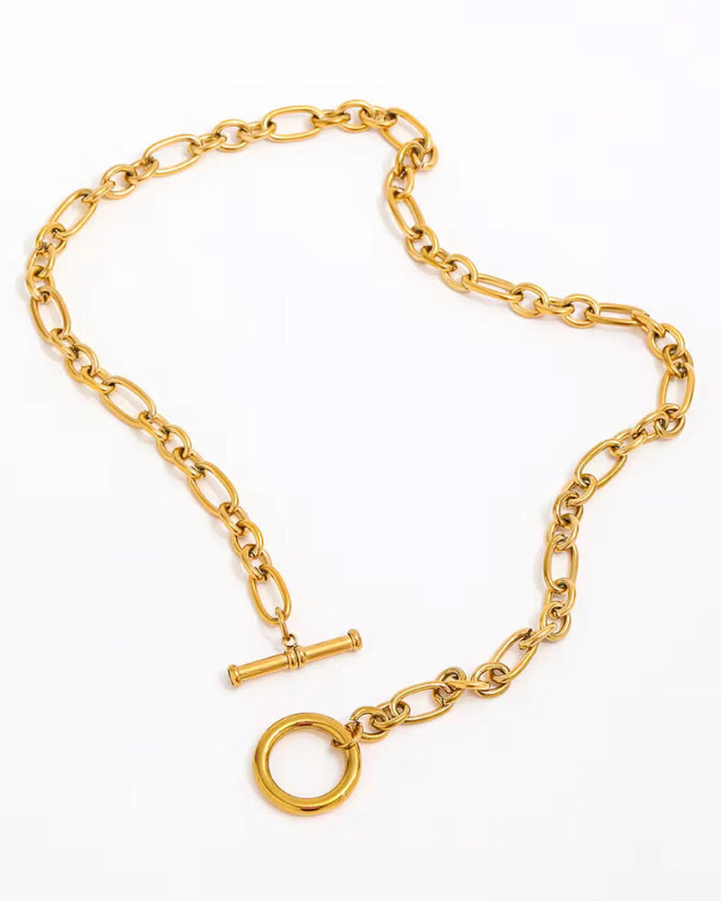Kendal Link Toggle Necklace